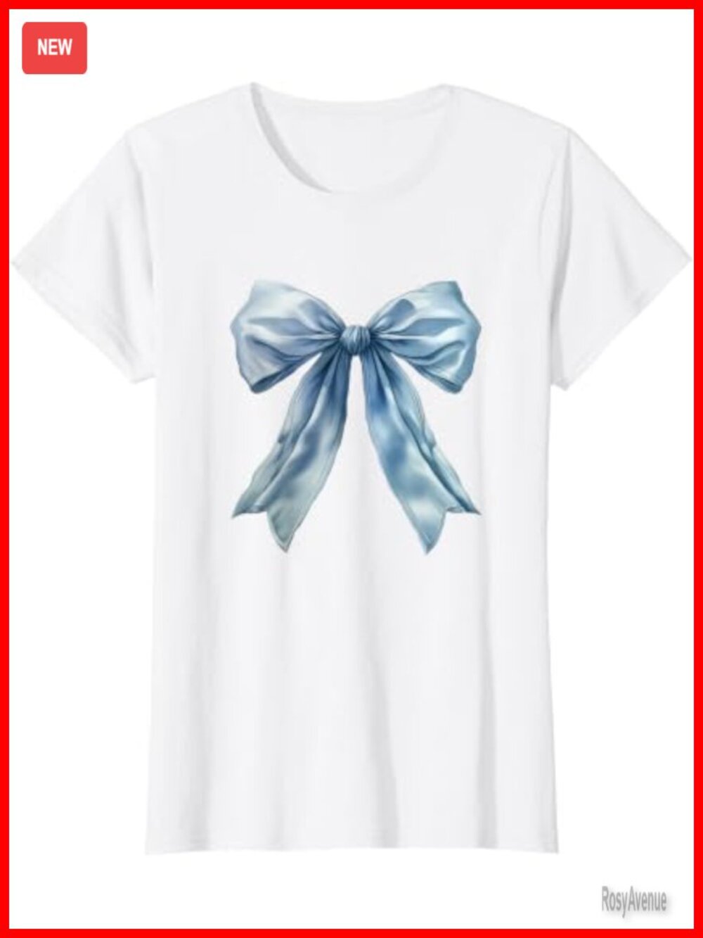 Coquette Bow Graphic T-Shirt Short Sleeve Cotton Blend